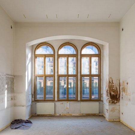 Architectural photography, construction site, renovation Berlin